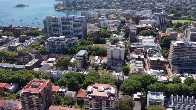 Potts Point and its harbour setting